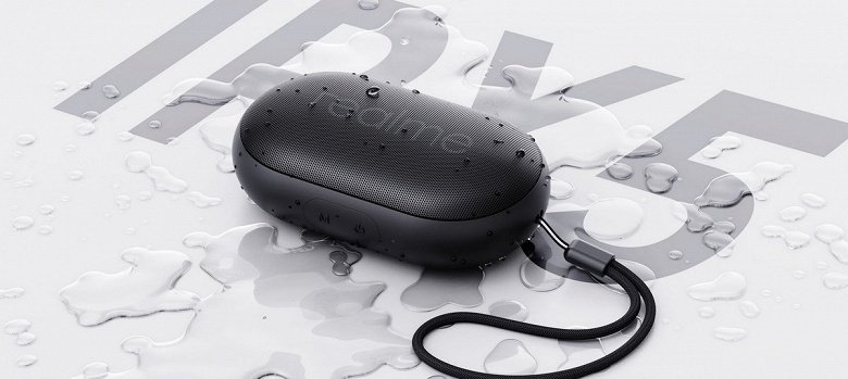 20-долларовая портативная колонка с защитой от влаги. Представлена Realme Pocket Bluetooth&nbsp;Speaker